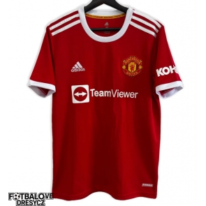 Manchester United 2021-2022 Retro Domácí Dres Krátký Rukáv Manchester United 2021-2022 Retro Domácí Dres Krátký Rukáv